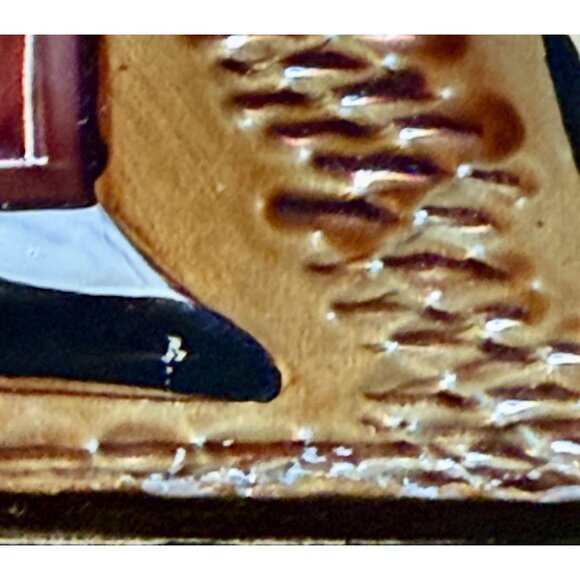 Vintage Buenos Aires Argentina Tango Raised Relief Plaque 3D Painting Wall Art - Picture 8 of 11